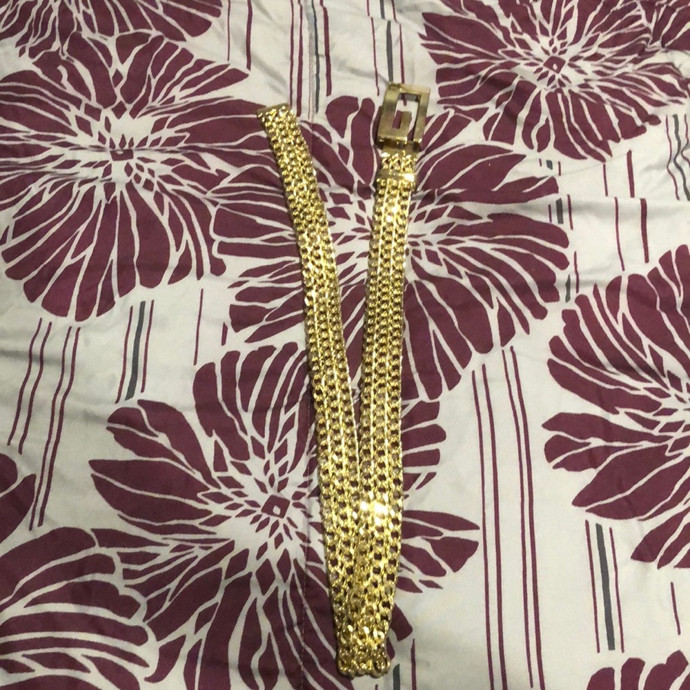Guess gold belt